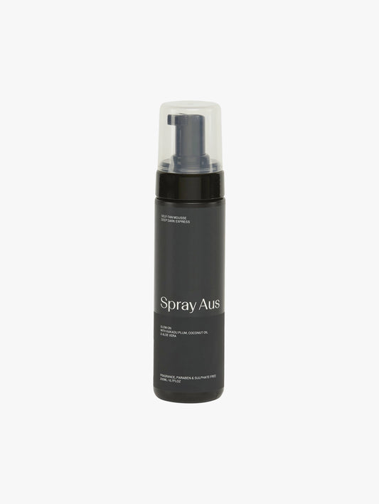 Deep dark self tan mousse
