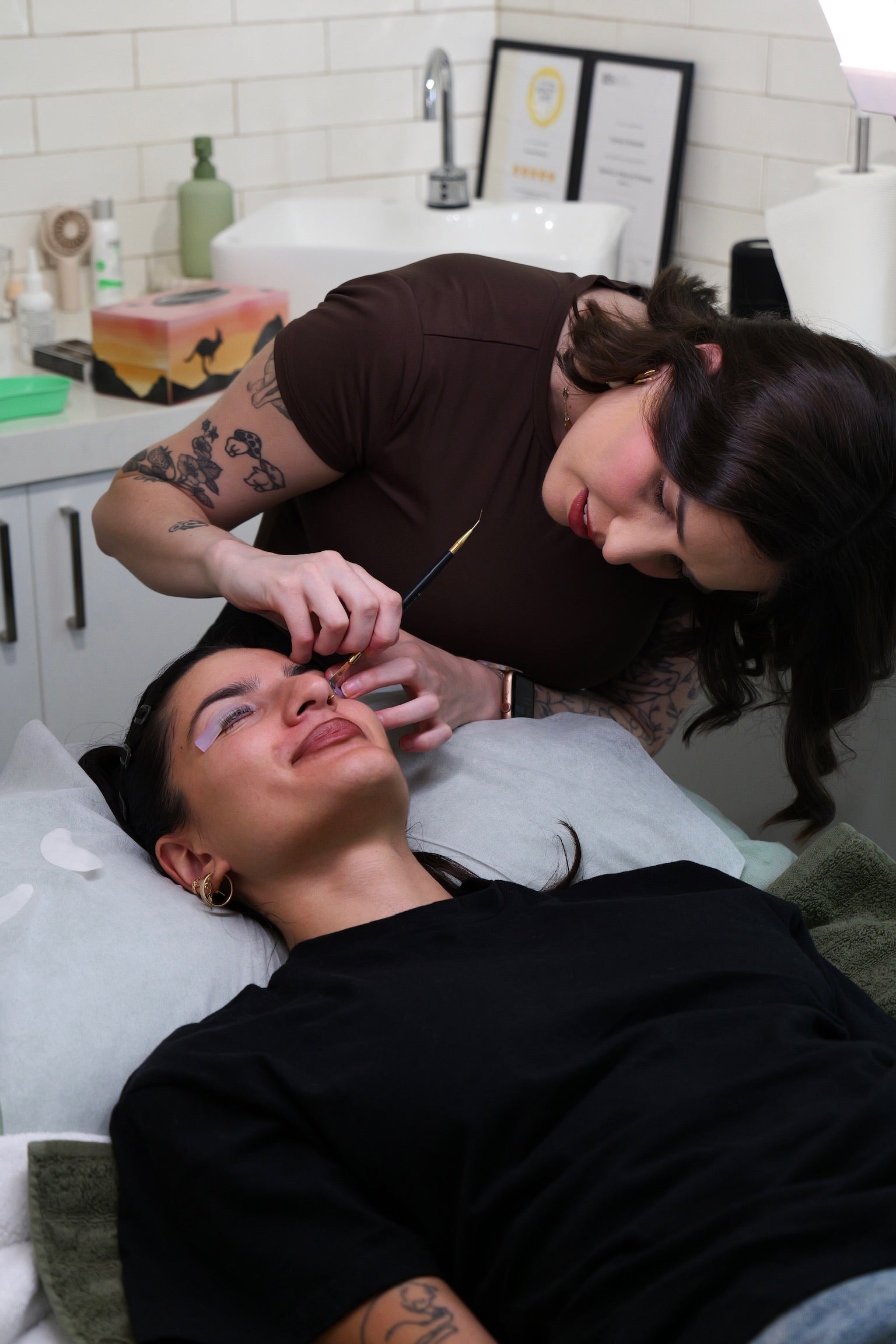 Frances, founder of Waterfall Beauty